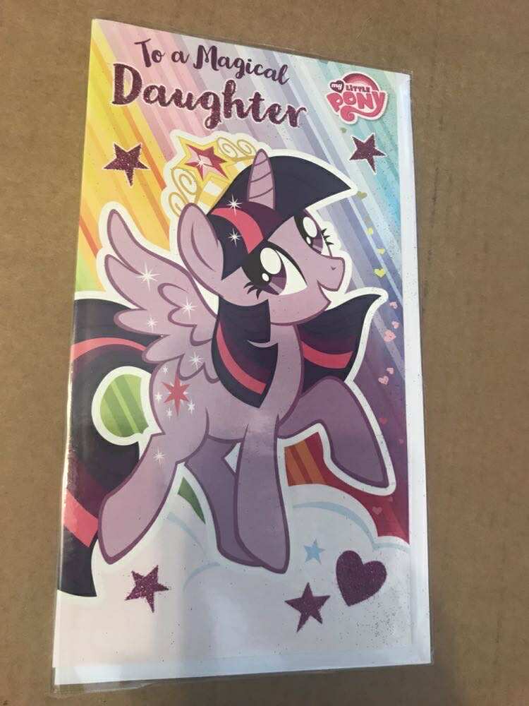 My Little Pony Daughter Birthday Card