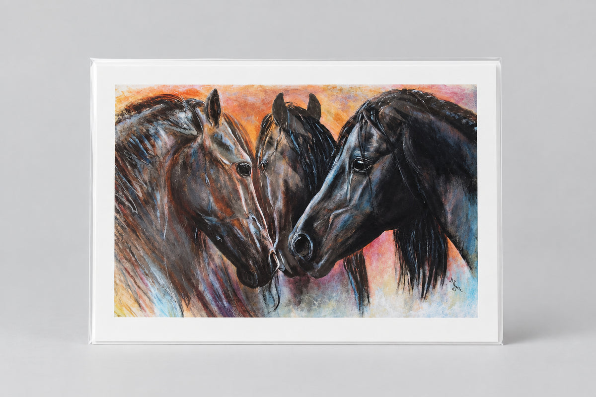 Diane Hennchen Card - Three Friends (DC39)