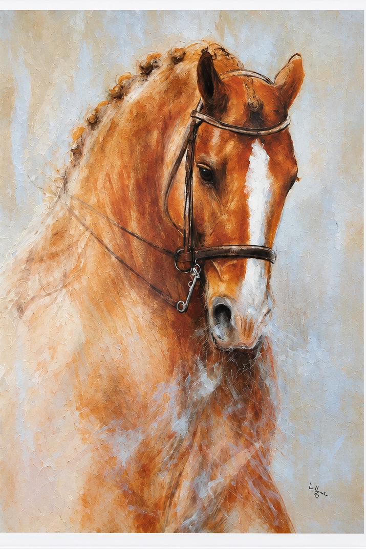 Diane Hennchen Card - Chestnut Dressage (DC25)