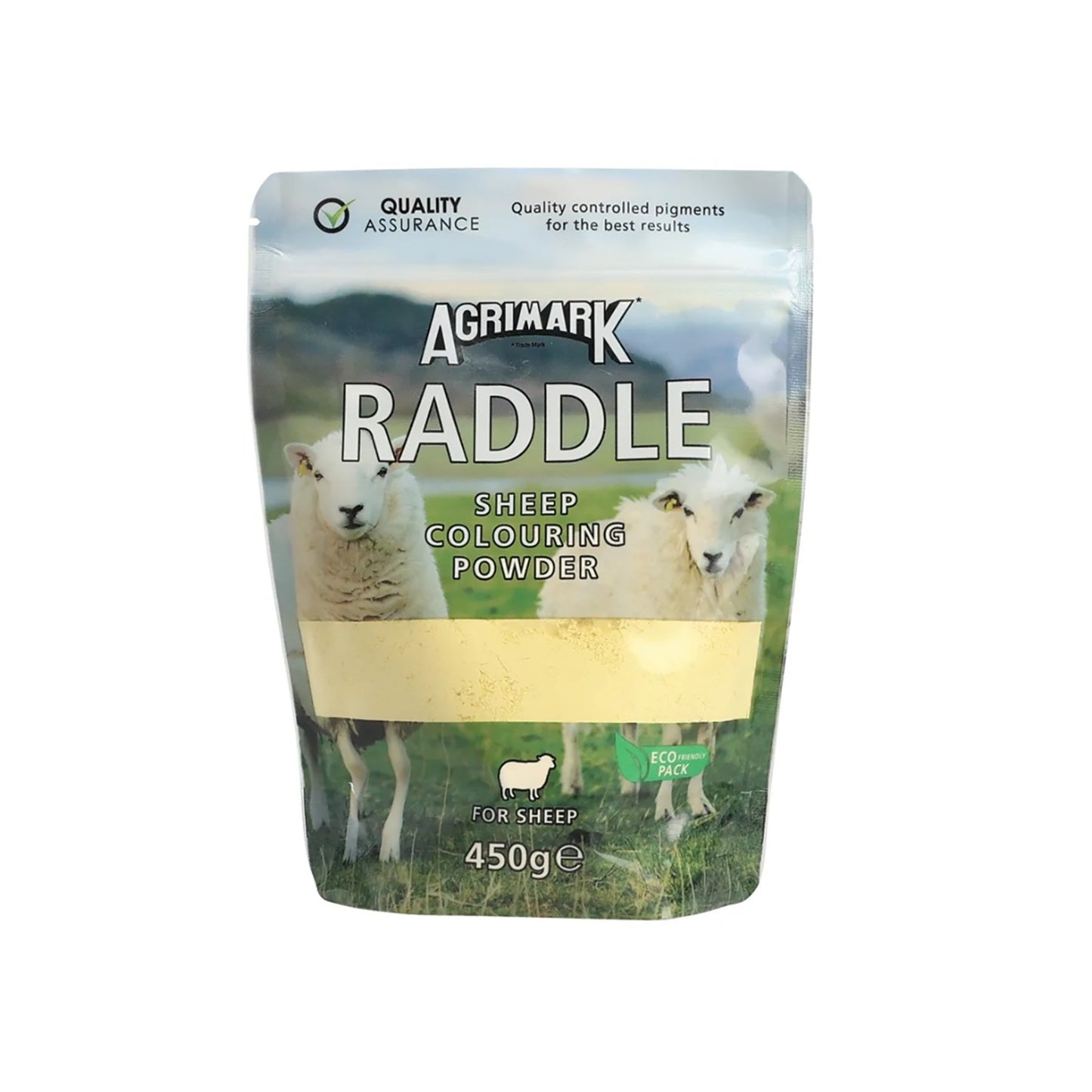 Agrimark Sheep Colouring Powder Raddle Yellow - 3 Kg