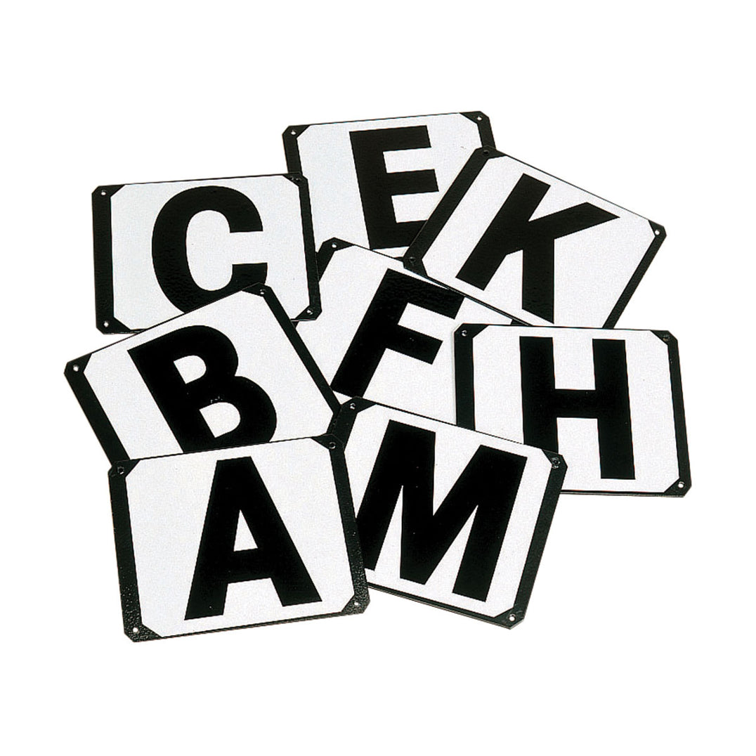 Stubbs Screw On Steel Plates Letters