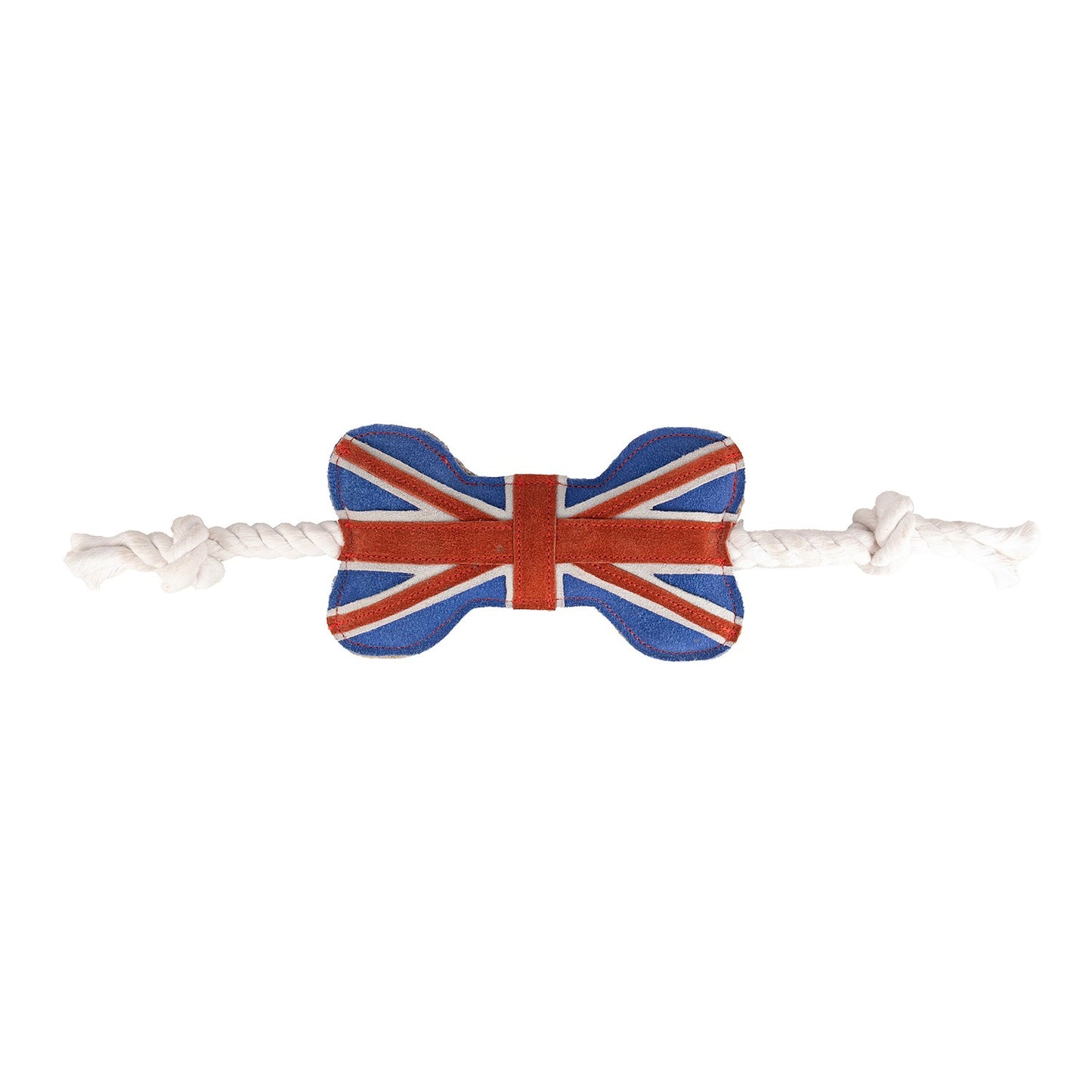 Benji & Flo Tug 'n' Play Dog Toys Union Jack Bone