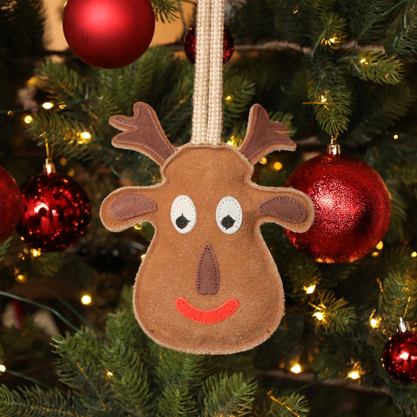 Benji & Flo Christmas Dog Toys Reindeer
