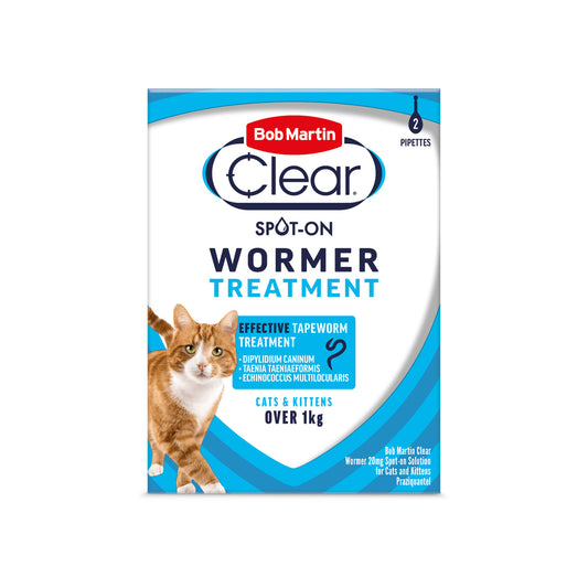 Clear Spot On Wormer for Cats & Kittens