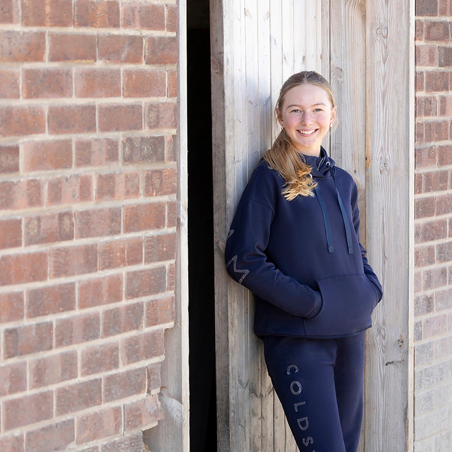 Coldstream Cheswick Diamante Hoodie Navy - Small