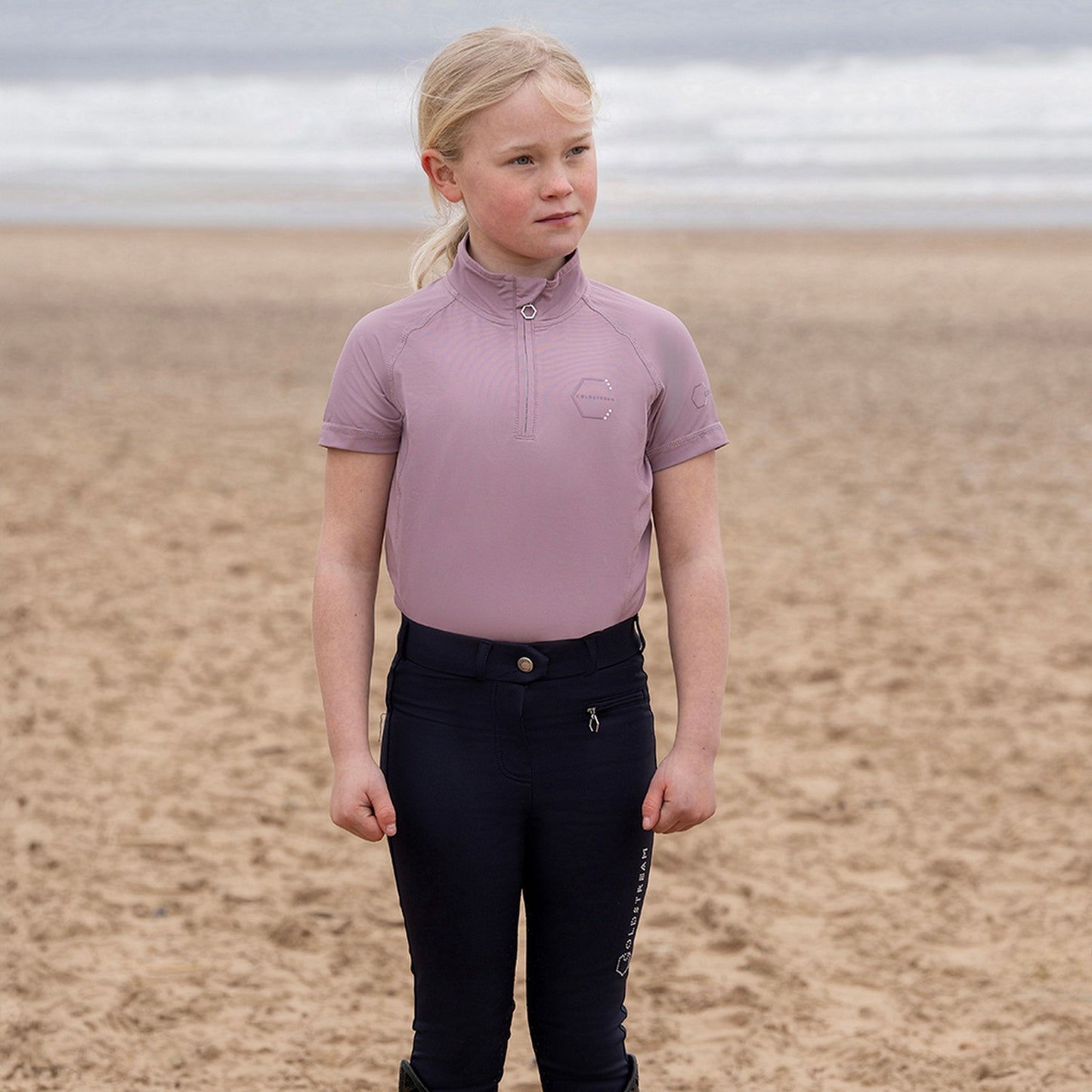Coldstream NG Midlem Short Sleeve Base Layer Dusky Pink - 7-8 Years