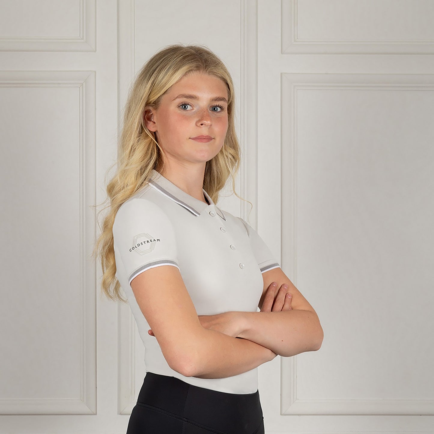 Coldstream Darnick Polo Shirt Frosted Steel - Small