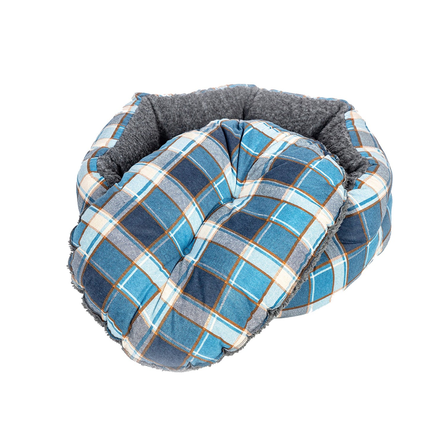 Danish Design FatFace Fleece Check Deluxe Slumber Bed - 35" (89cm)