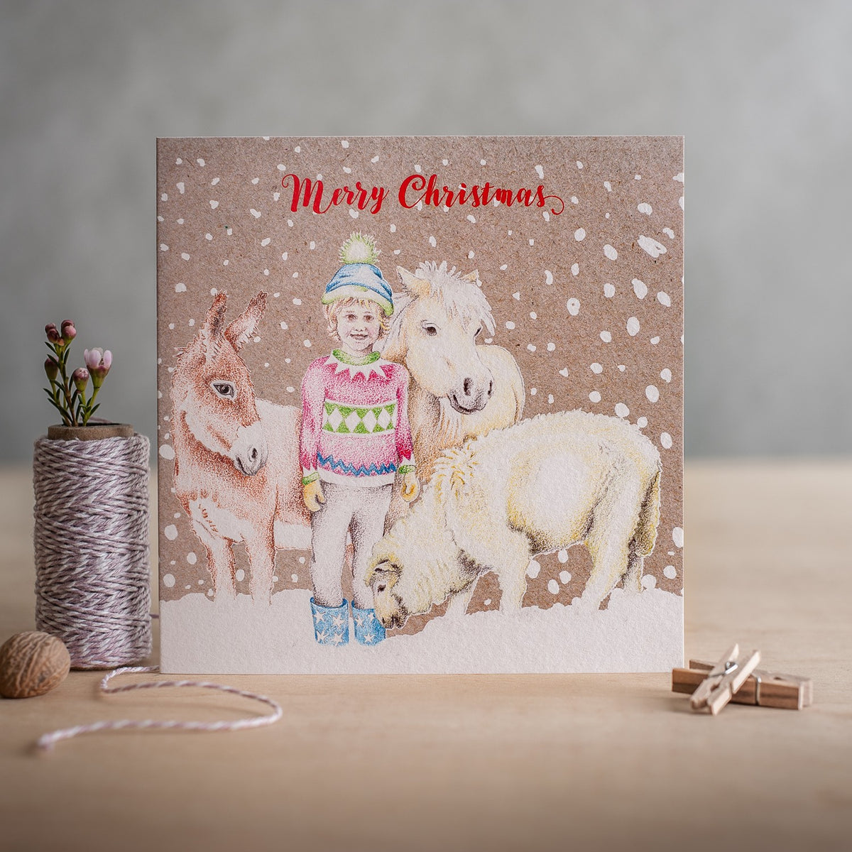 Deckled Edge Christmas Merry Christmas