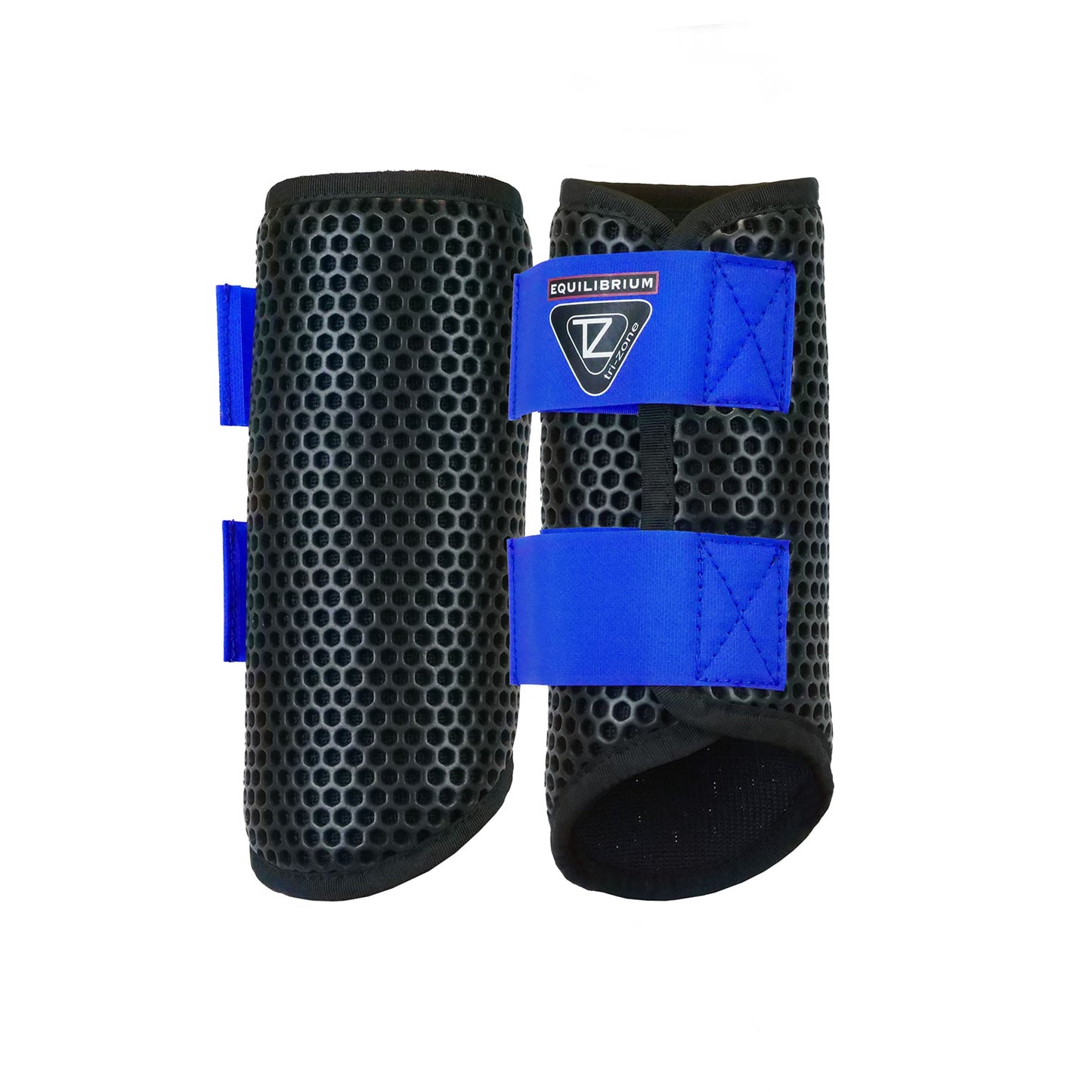 Equilibrium Tri-Zone Brushing Boots Black/Royal Blue