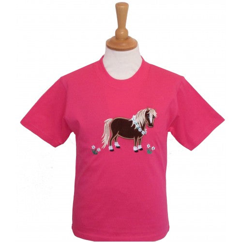 British Country Collection Flora Pony Childrens T-Shirt