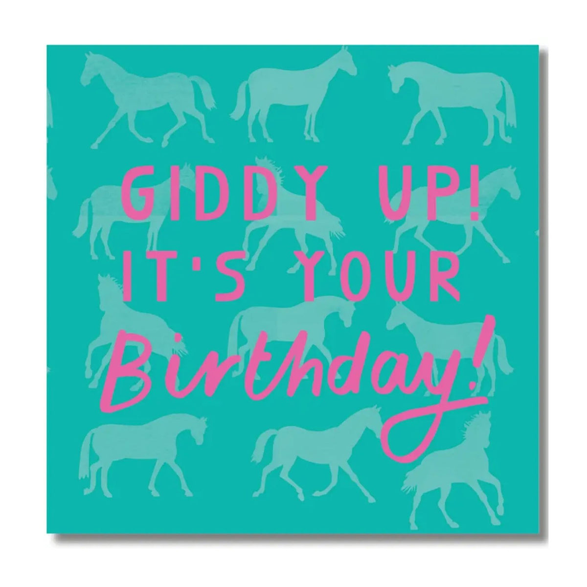 Gubblecote Beautiful Greetings Card Giddy Up