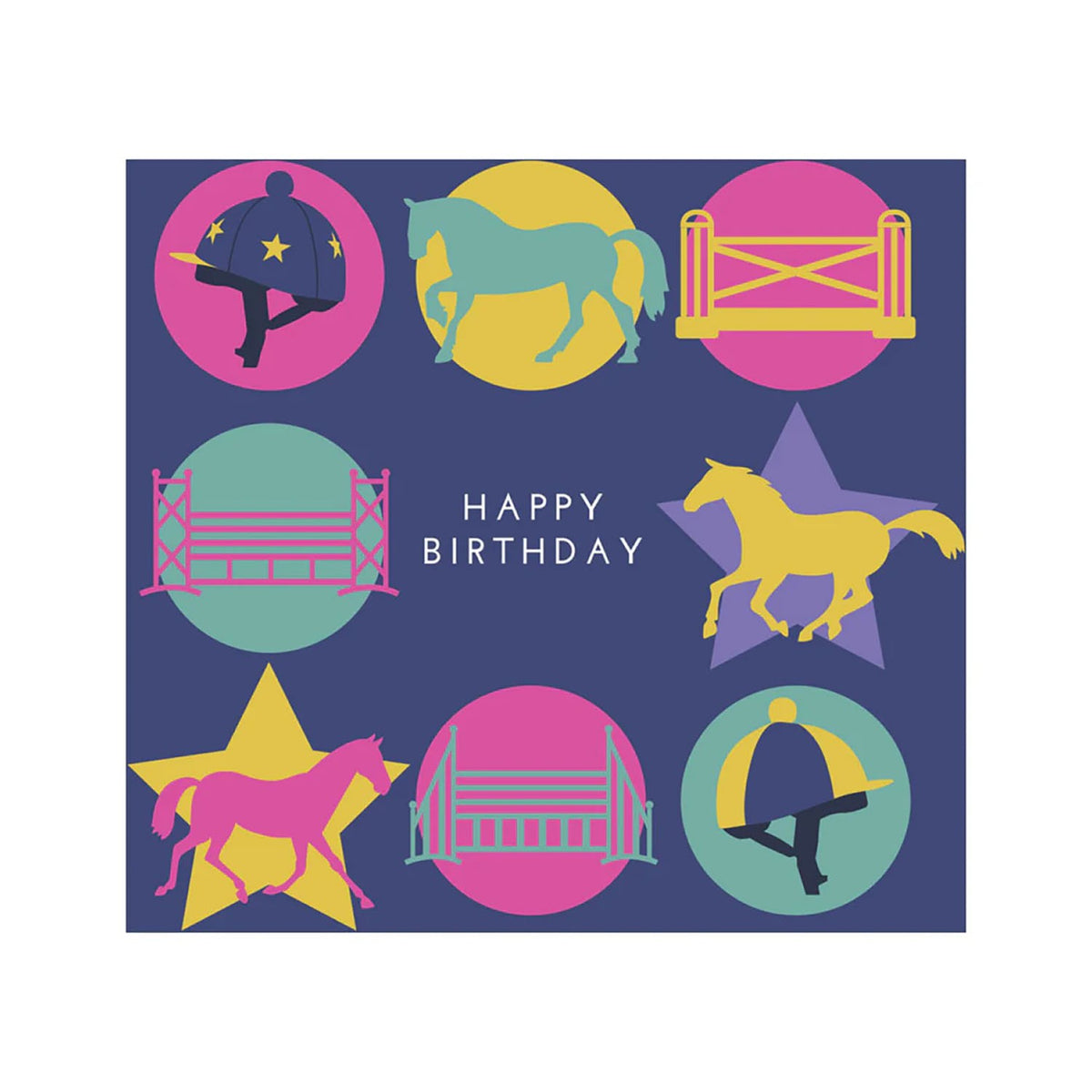 Gubblecote Beautiful Greetings Card Happy Birthday Jumps