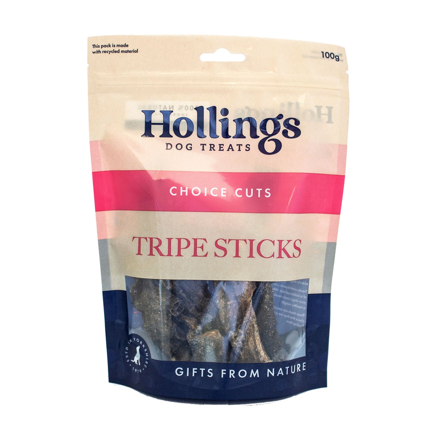 Hollings Tripe Sticks - 100 Gm x 10 Pack