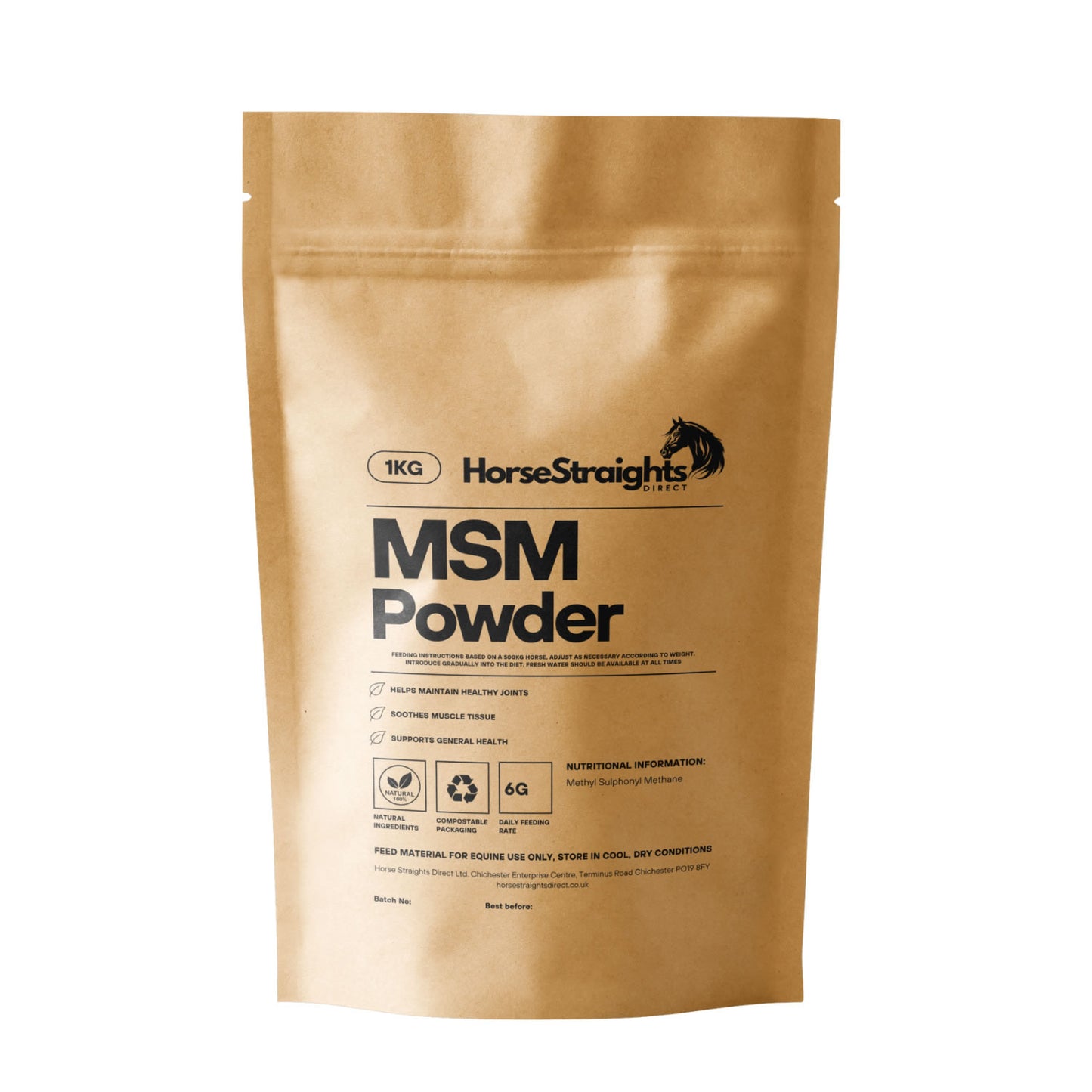 Horse Straights Direct MSM Powder