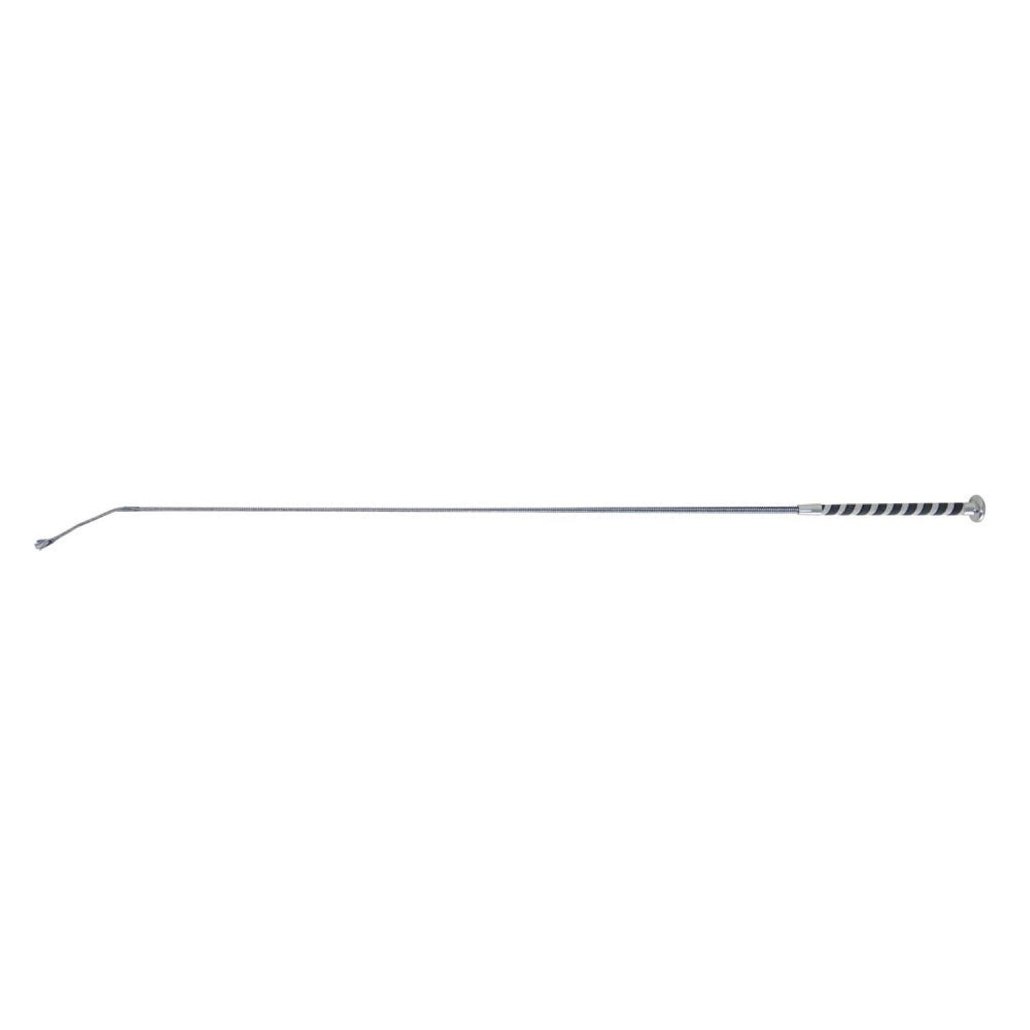 Hy Equestrian Pirouette Schooling Whip Silver Glitter/Navy - 110 Cm
