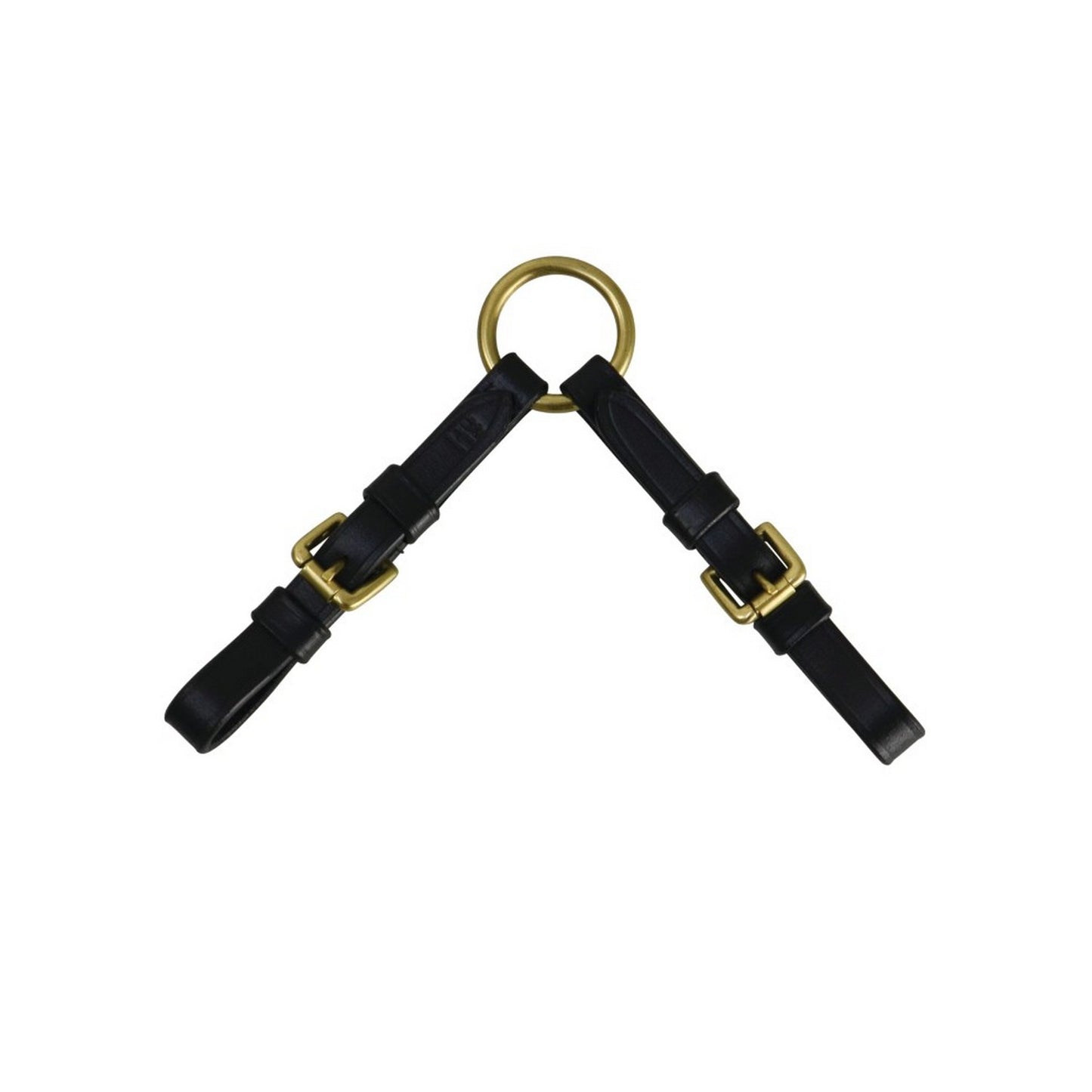 Hy Equestrian Leather Coupling Black