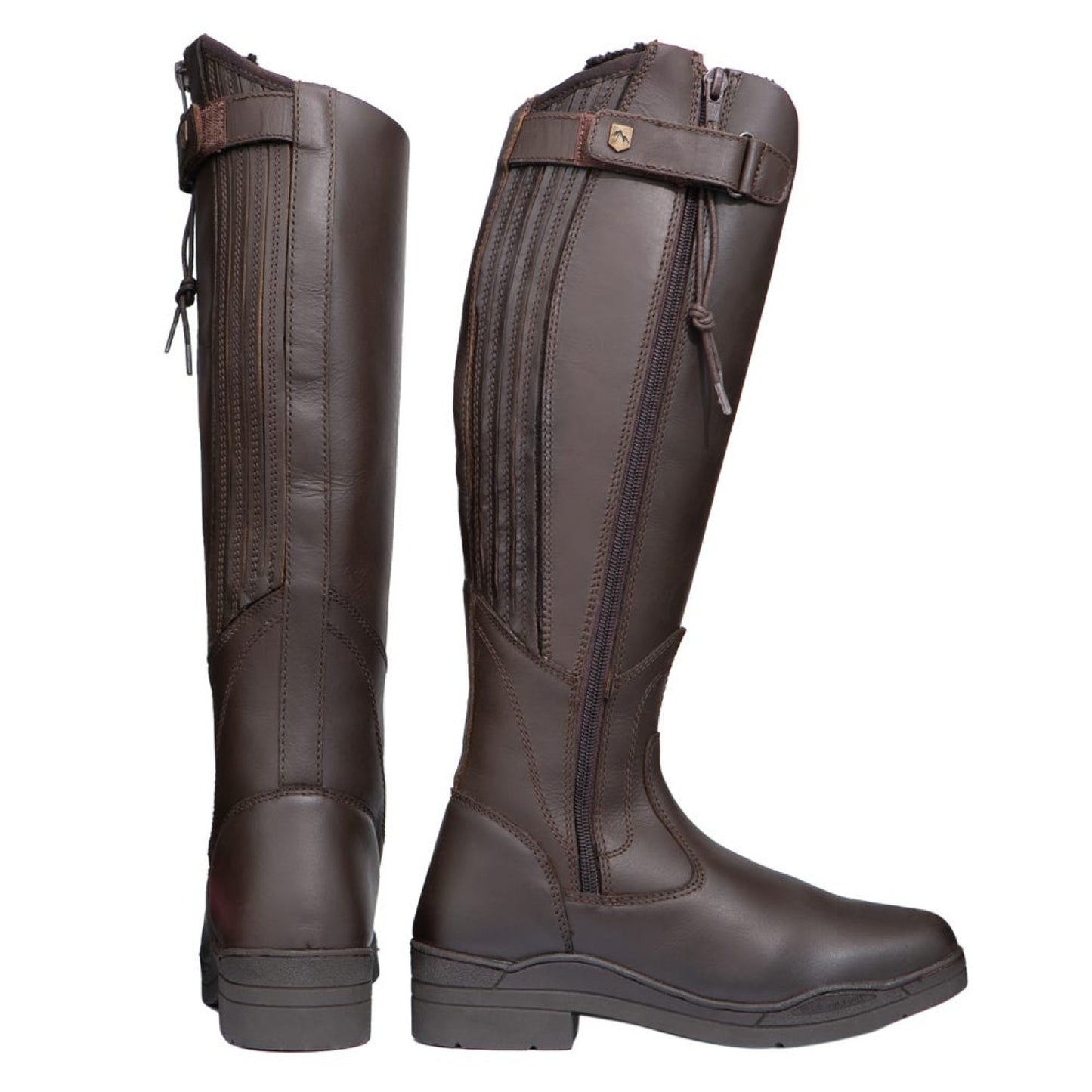 Hy Equestrian Londonderry Winter Country Riding Boots Dark Brown - Size 40