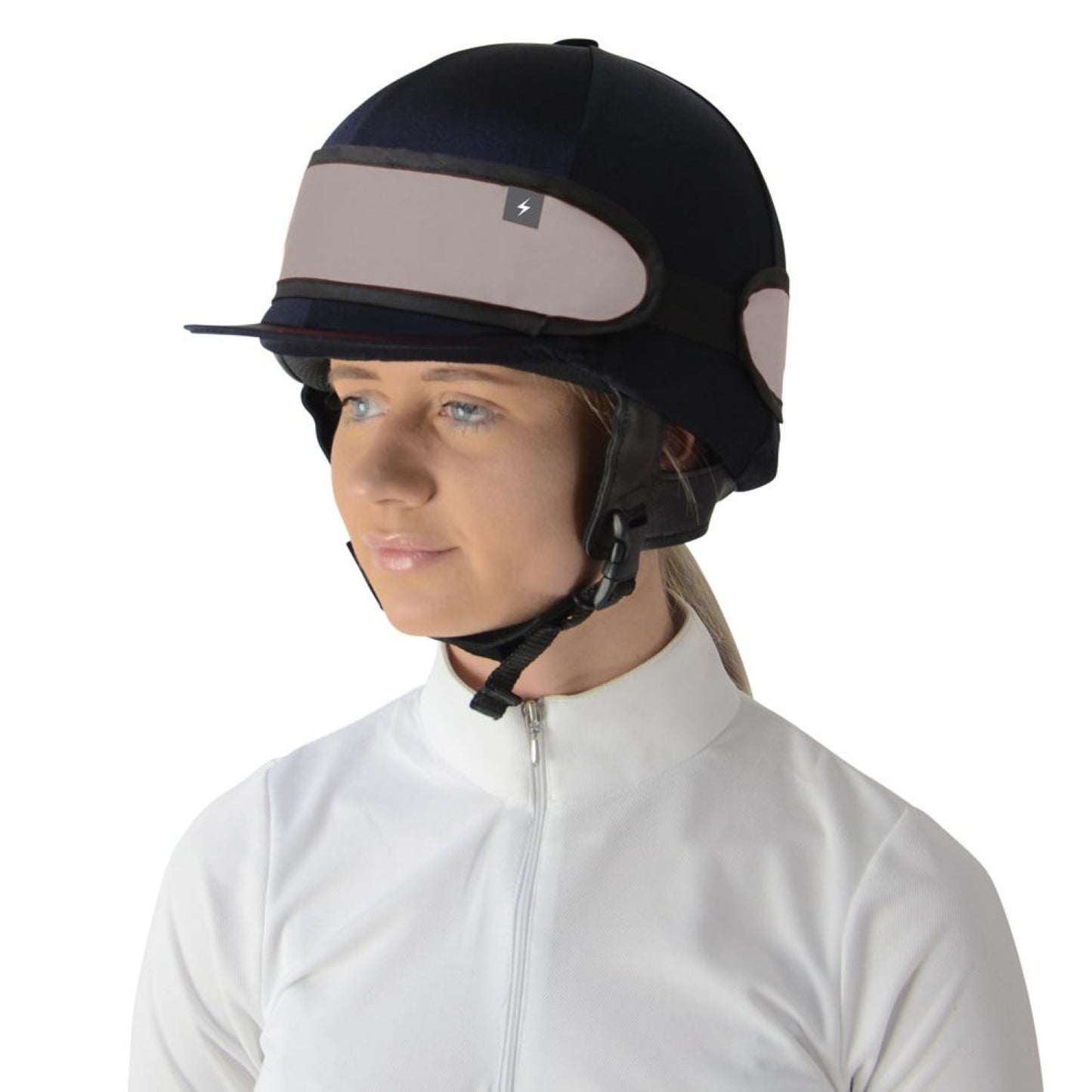 Silva Flash Reflective Hat Band by Hy Equestrian Reflective Silver