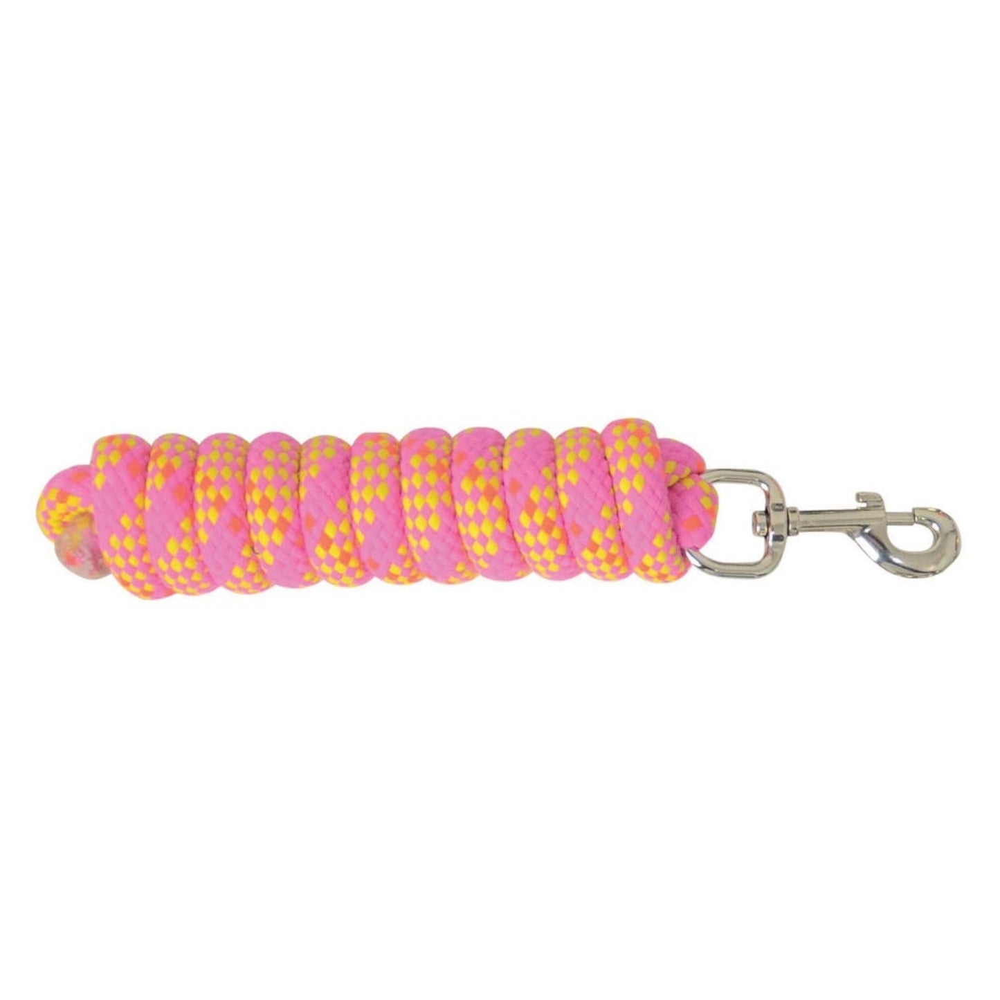 Hy Equestrian Fleck Lead Rope Pink/Yellow/Neon Orange - 2 M