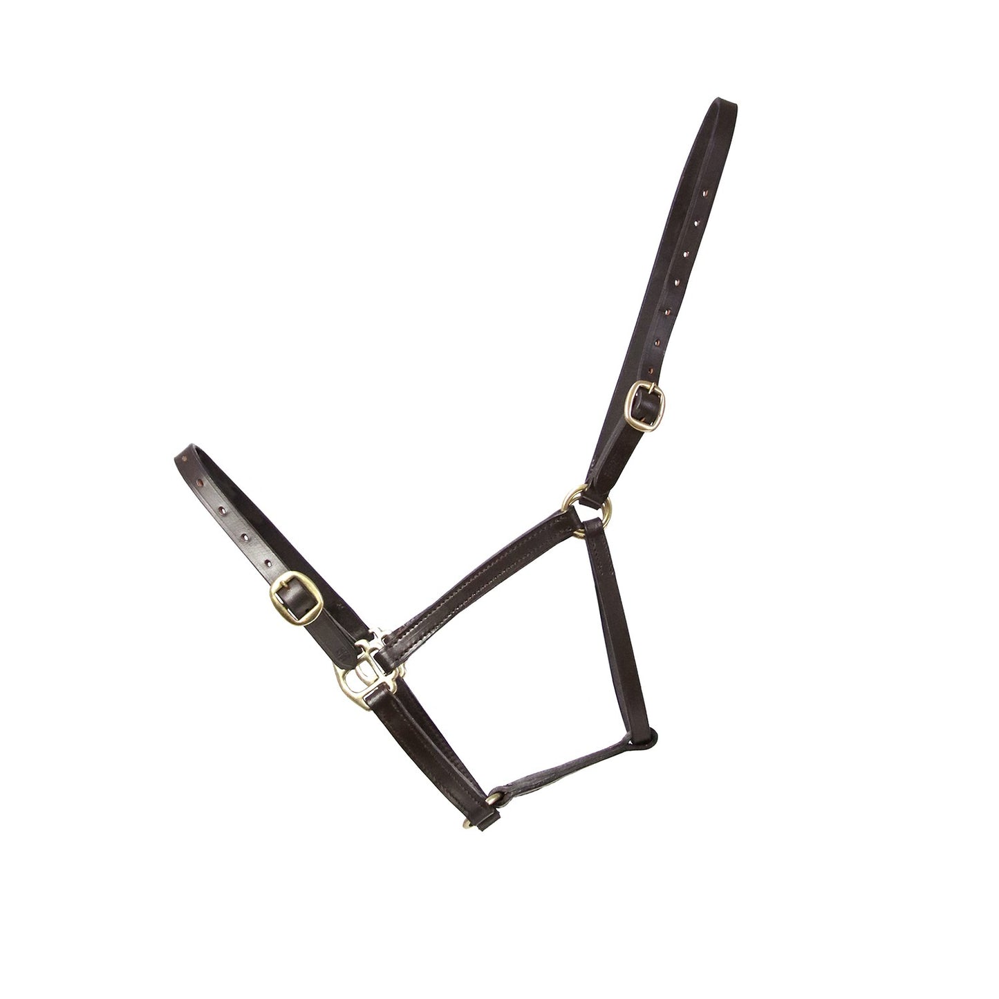 Hy Equestrian Leather Foal Headcollar Brown - Xlarge