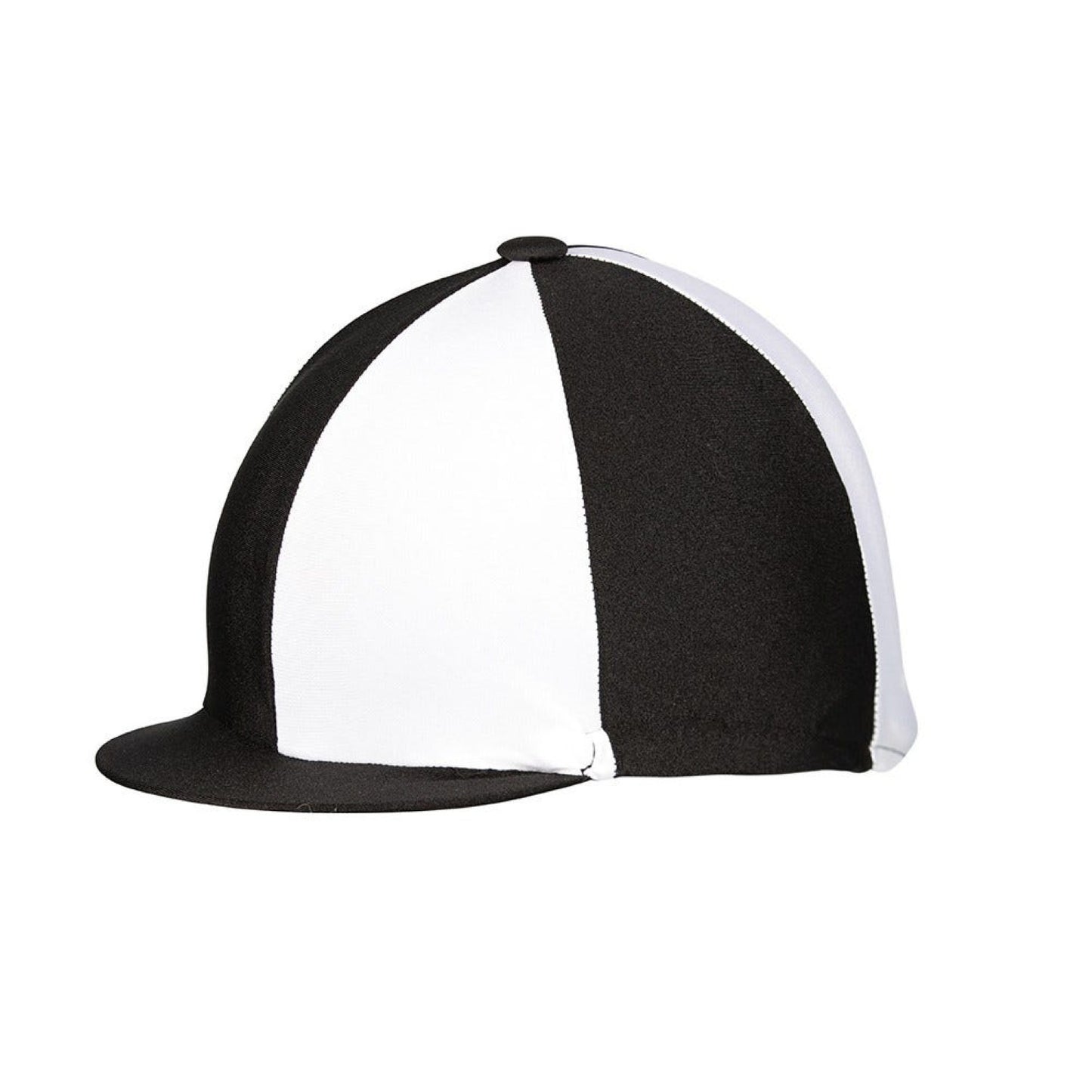 Hy Equestrian Two-Tone Lycra Silks Black/White
