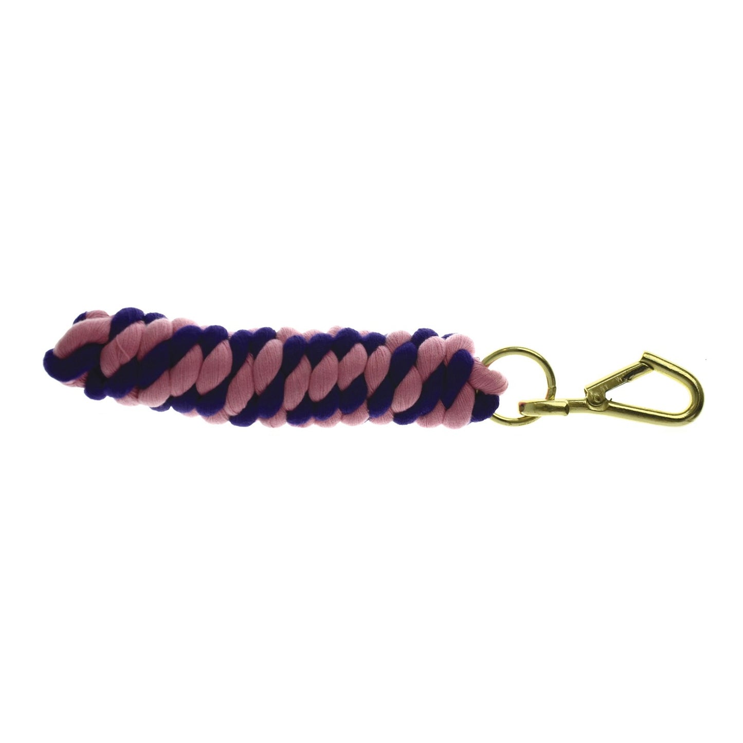 Hy Equestrian Two-Tone Twisted Lead Rope Navy/Pink - 2.2 M