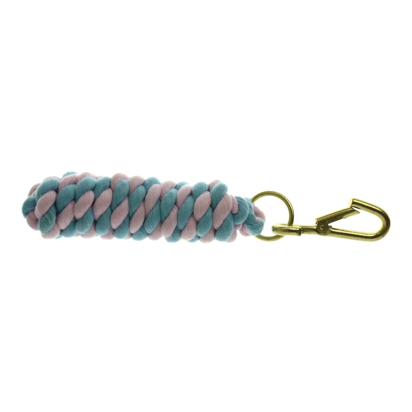 Hy Equestrian Two-Tone Twisted Lead Rope Baby Blue/Baby Pink - 2.2 M