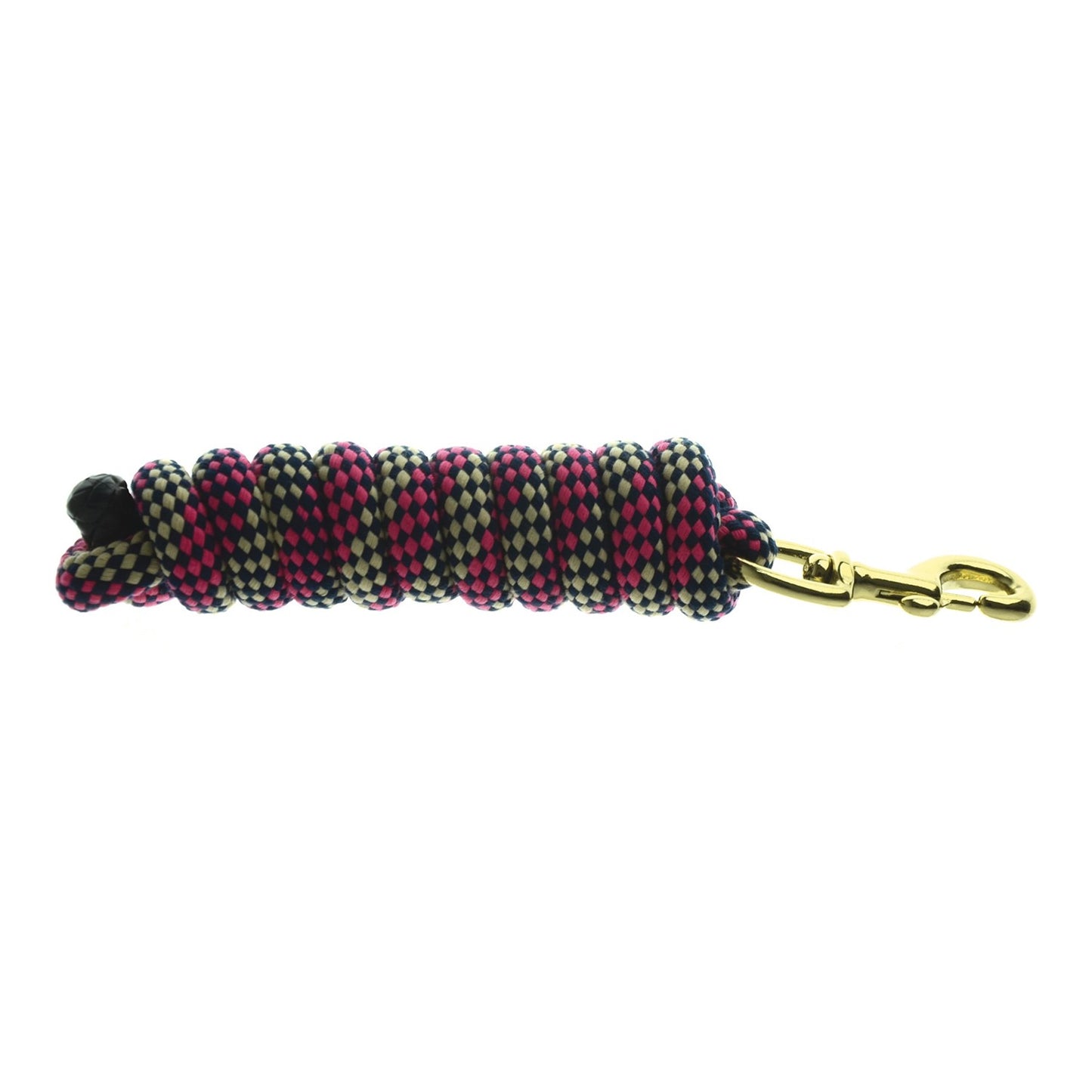 Hy Equestrian Universal Lead Rope Pink/Navy/Beige - 2 M