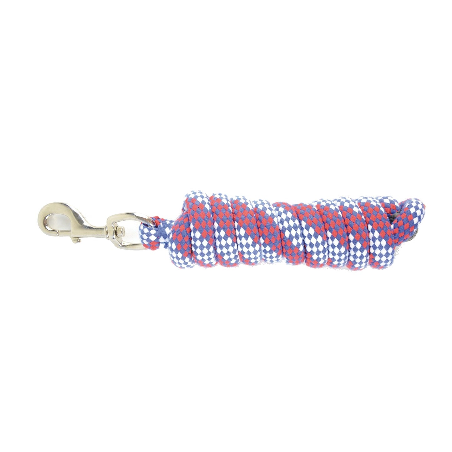 Hy Equestrian Universal Lead Rope Red/White/Blue - 2 M