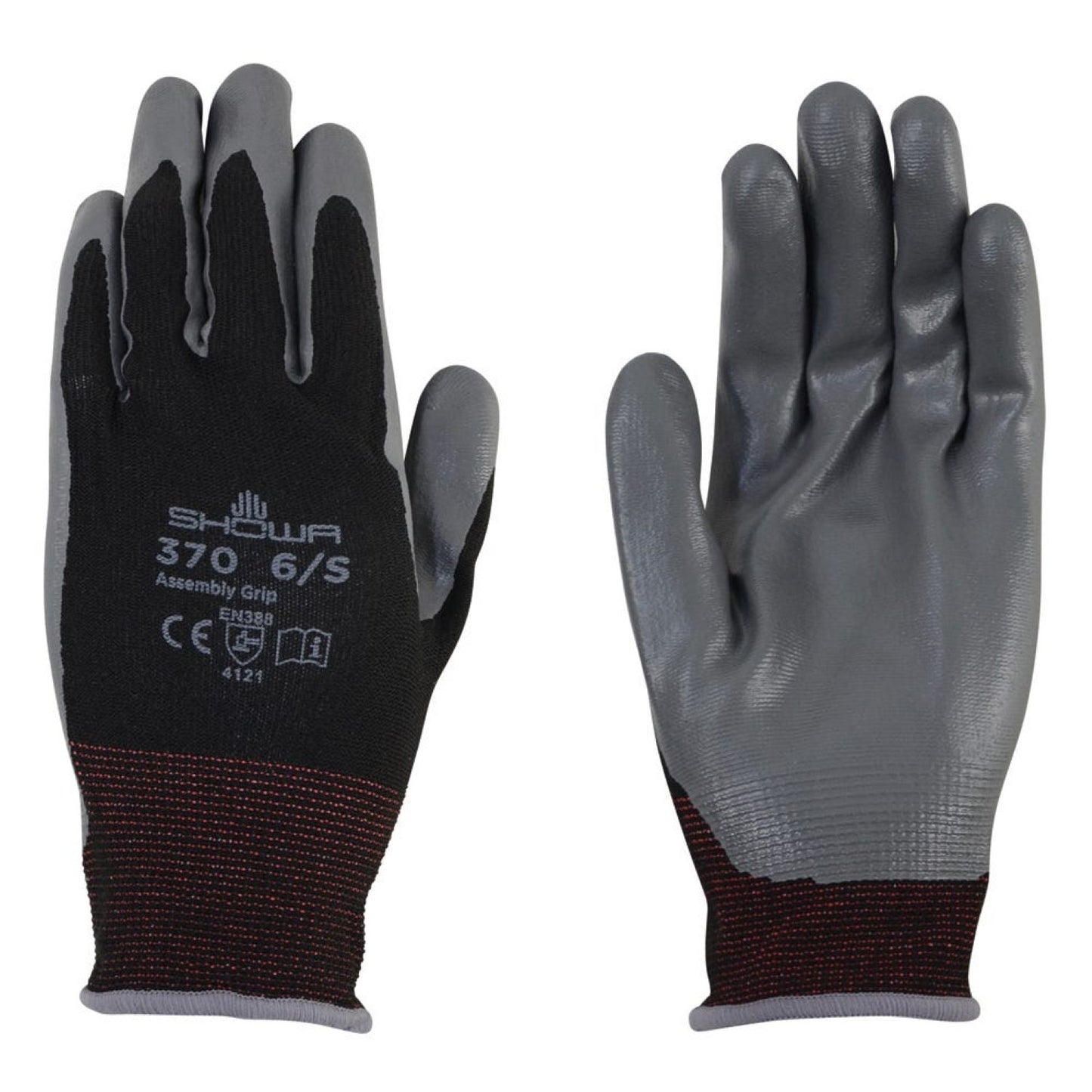 Hy Equestrian Multi-Purpose Stable Gloves Black - Small x 6 Pairs