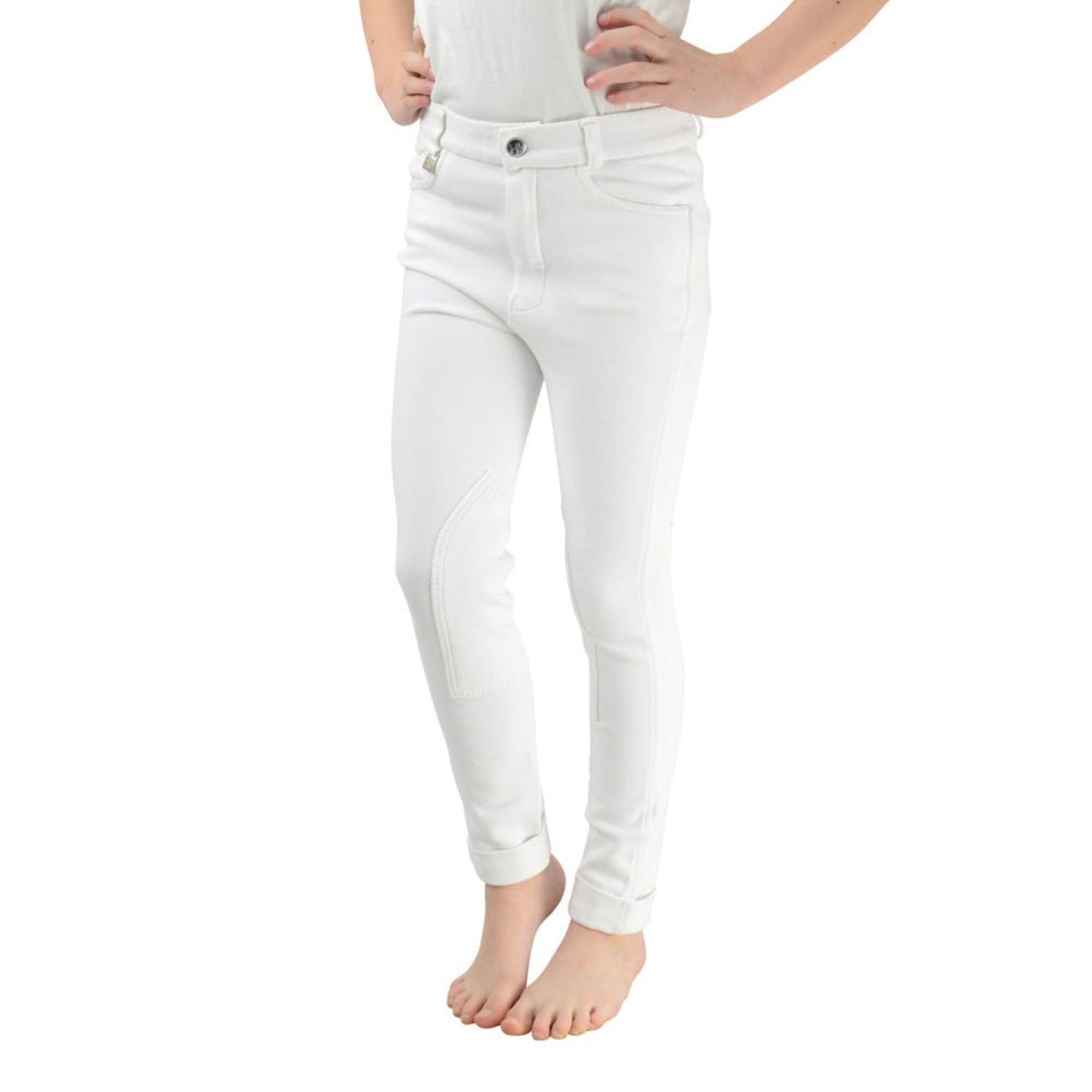 Hy Equestrian Melton Jodhpurs Child White - 22''