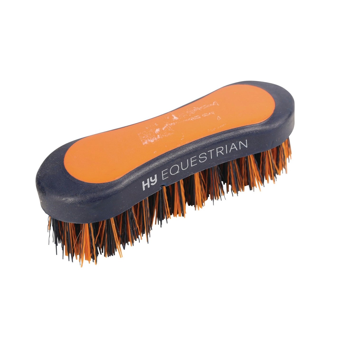 ProGroom Two-Tone Face Brush by Hy Equestrian Navy/Orange