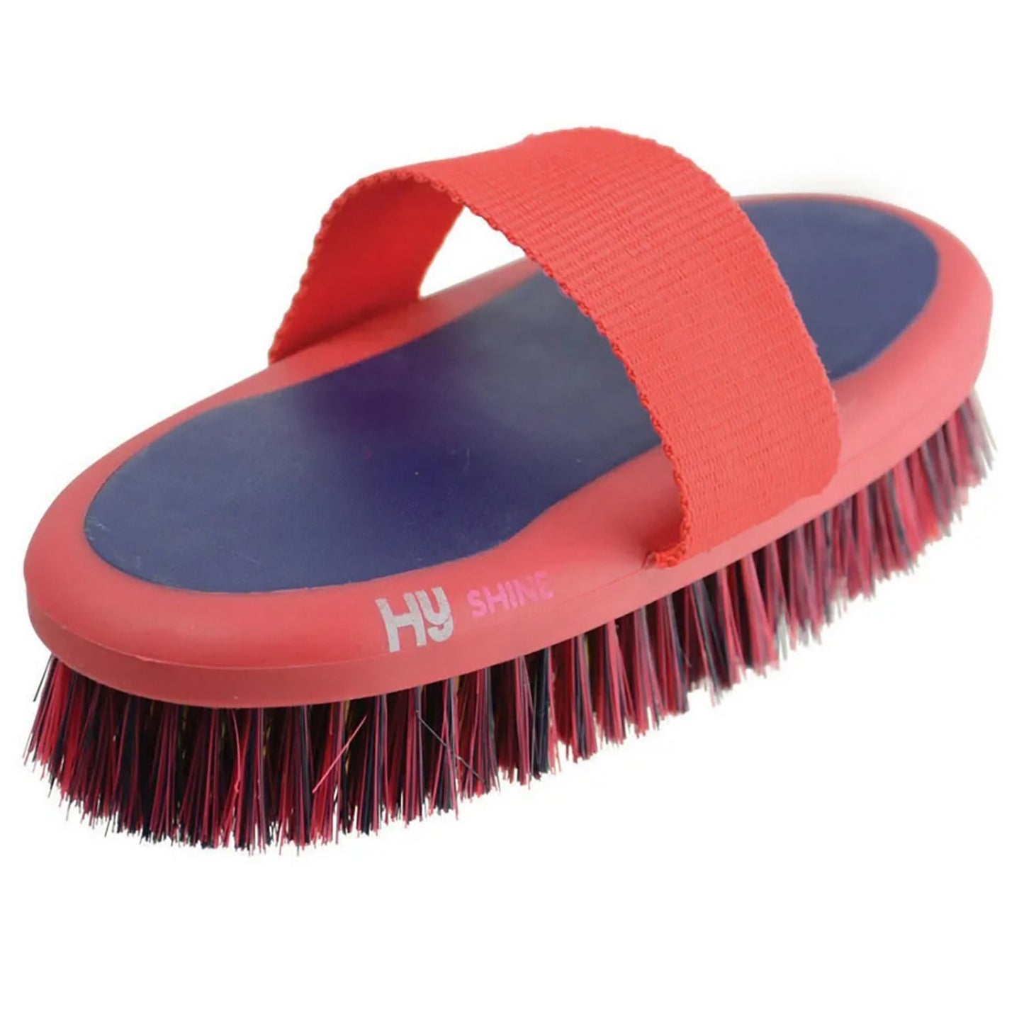 ProGroom Two-Tone Sponge Brush by Hy Equestrian Red/Navy
