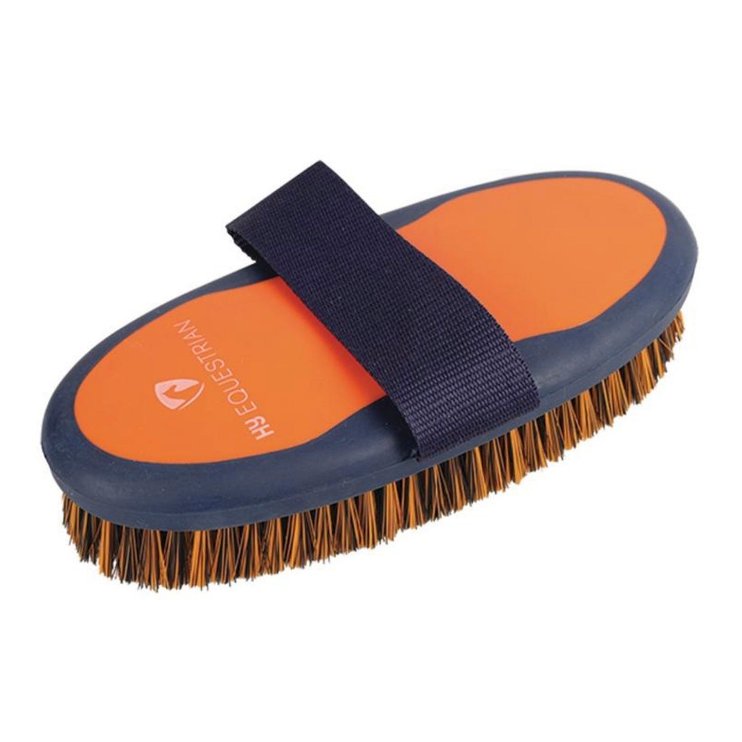 ProGroom Two-Tone Sponge Brush by Hy Equestrian Navy/Orange