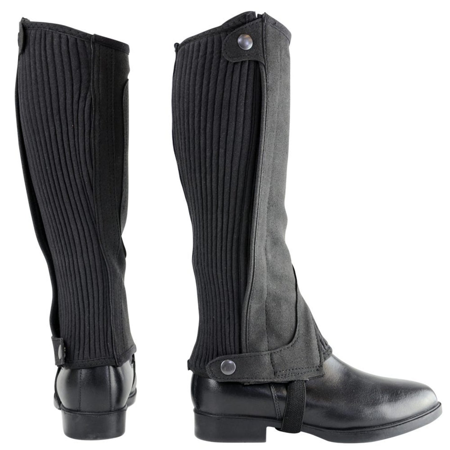 Hy Equestrian Amara Half Chaps Child Black - Large