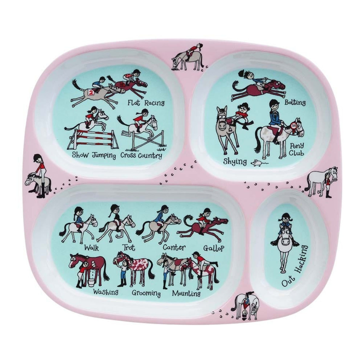 Tyrrell Katz Horse Divider Plate