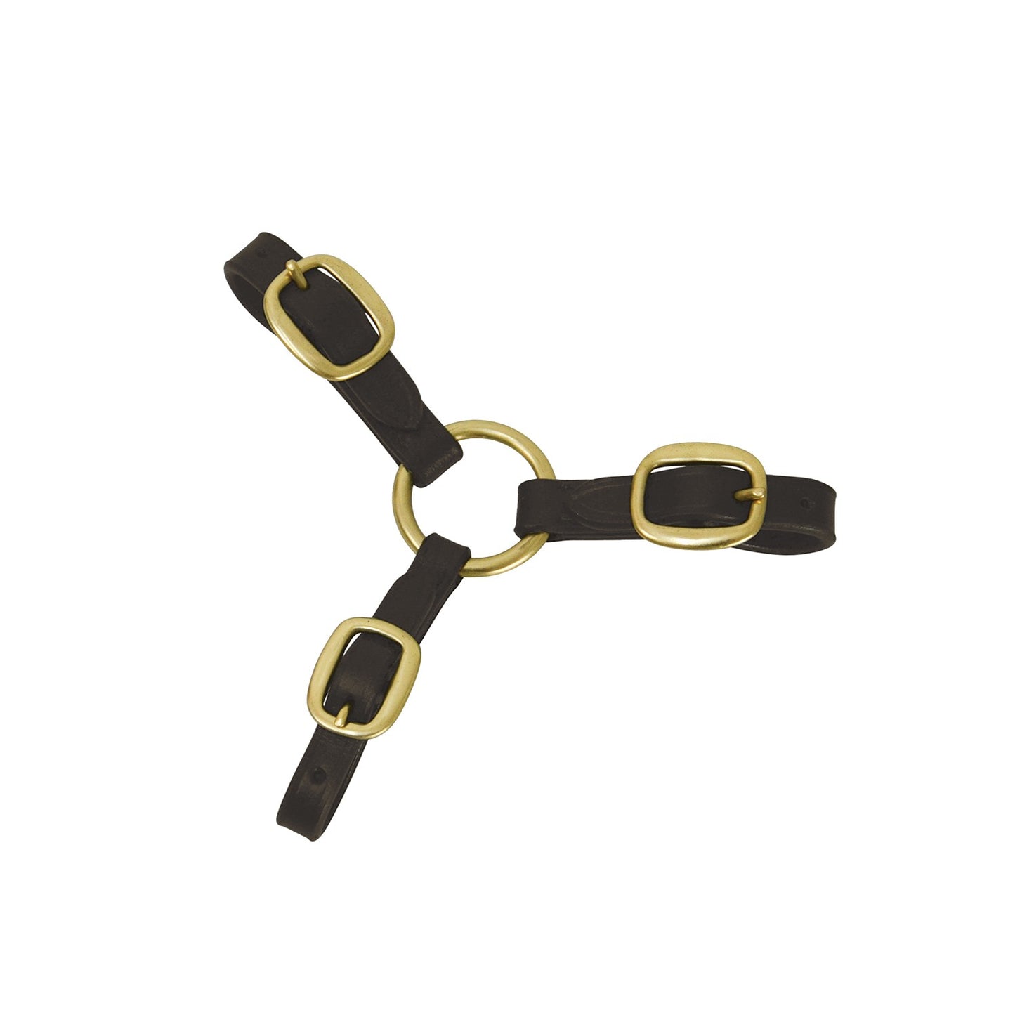 Hy Equestrian Three Way Leather Coupling Brown