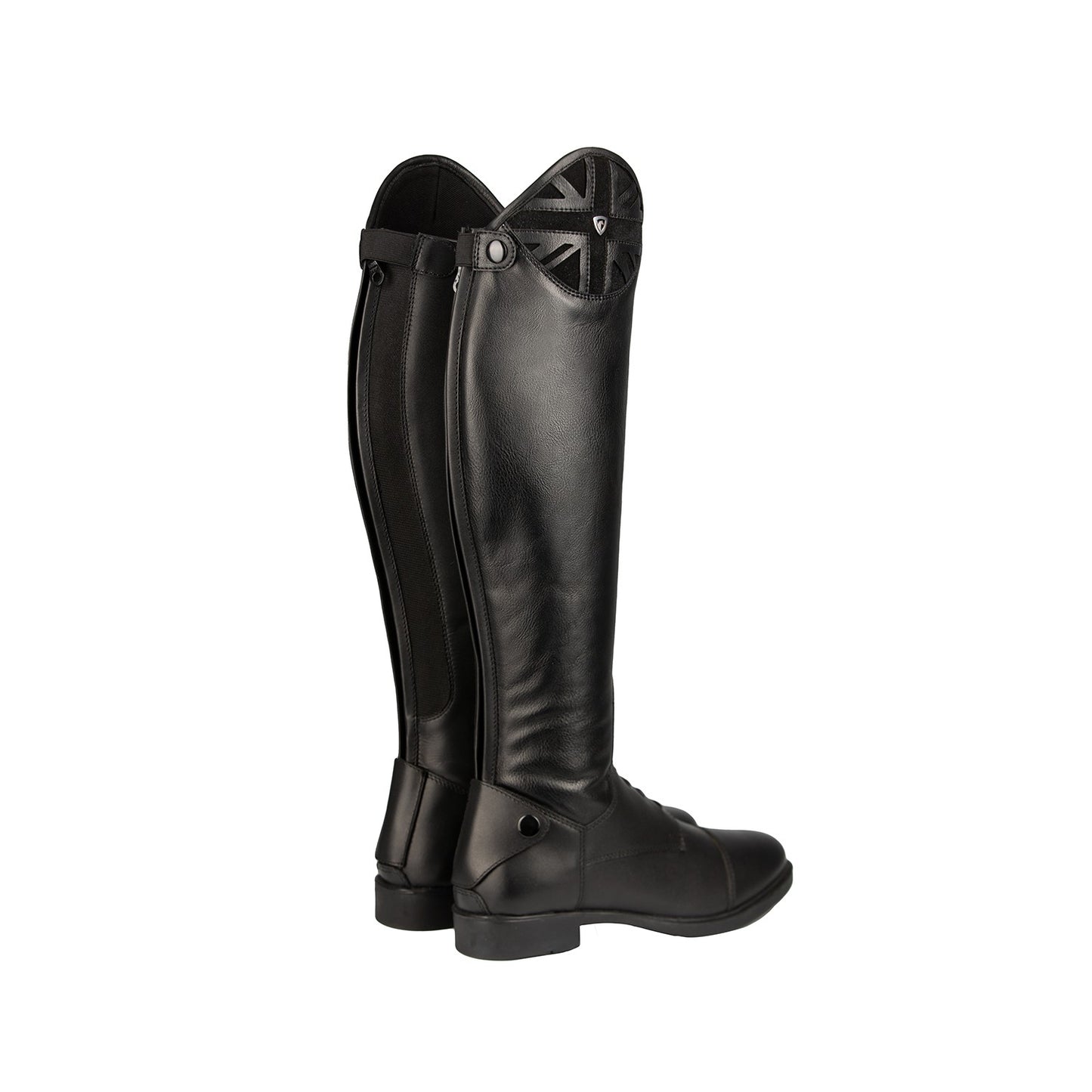 Hy Equestrian Union Jack Riding Boots Child Black - Size 12 (31)