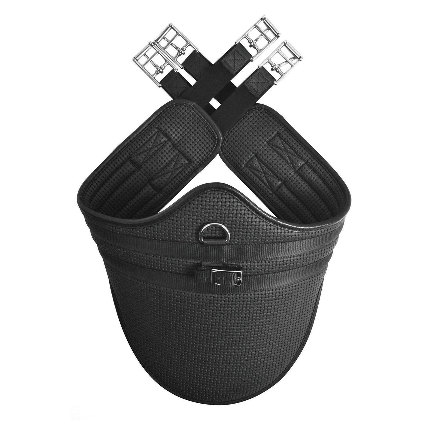 Hy Equestrian Waffle Stud Girth Black - Long 54"