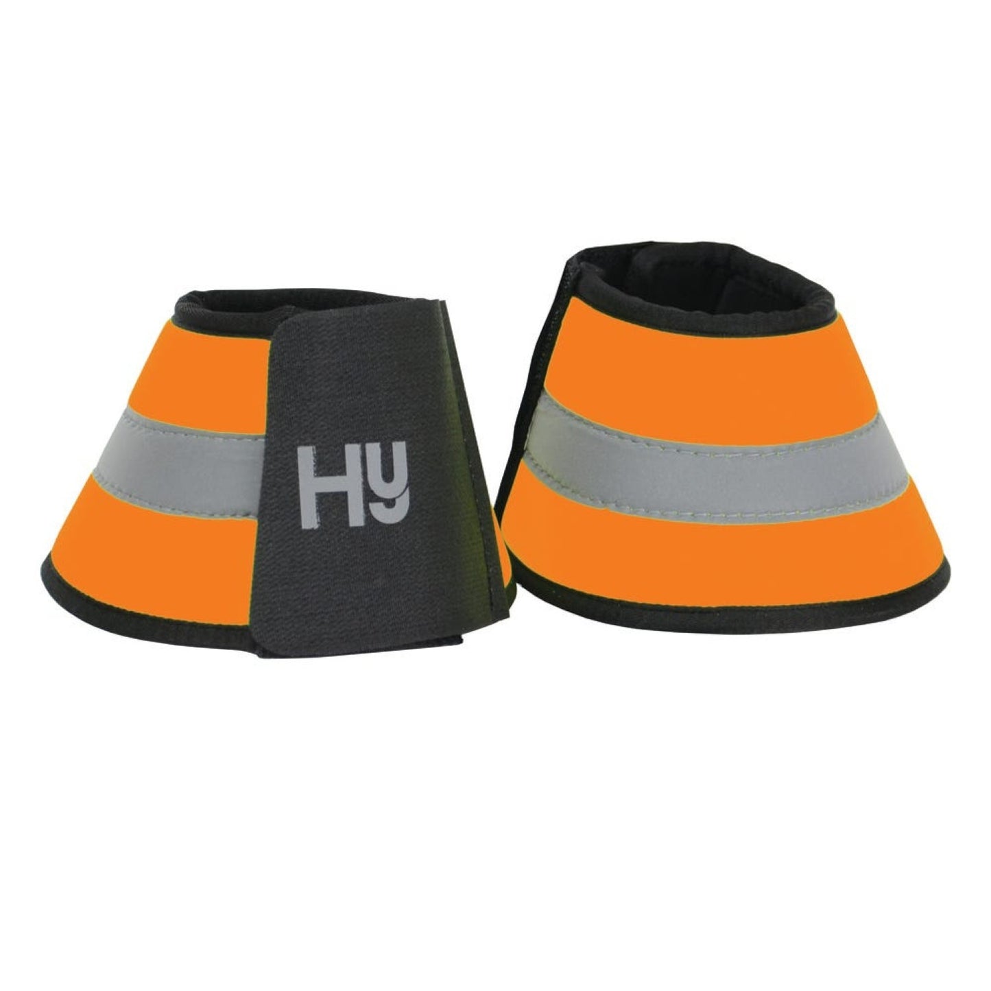 Reflector Over Reach Boots by Hy Equestrian Orange - Full