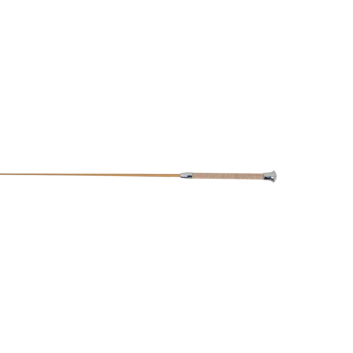 Hy Equestrian Diamante Stoned Schooling Whip Gold - 110 Cm