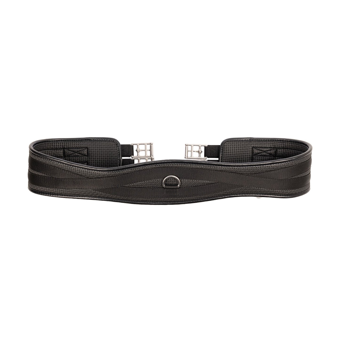 Hy Equestrian Waffle Girth Double End Elasticated Black - 48"
