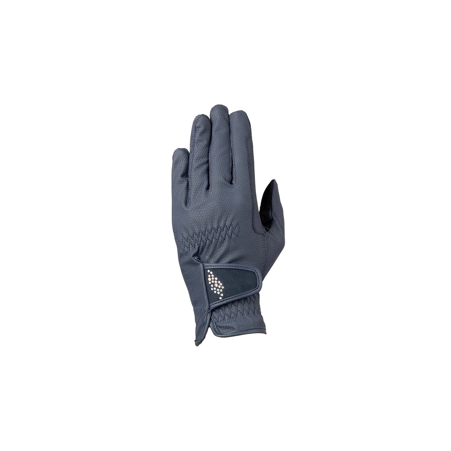Hy Equestrian Roka Reign Riding Gloves Navy - Xsmall