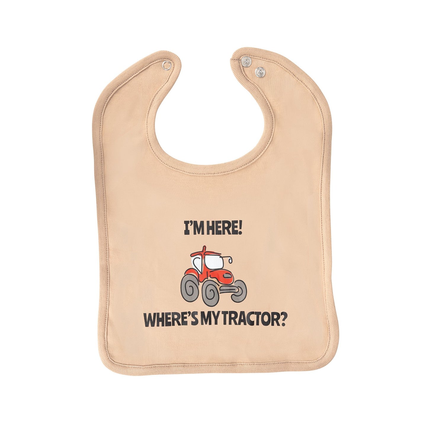 Mini Tots Baby Bib Where's My Tractor Fossil