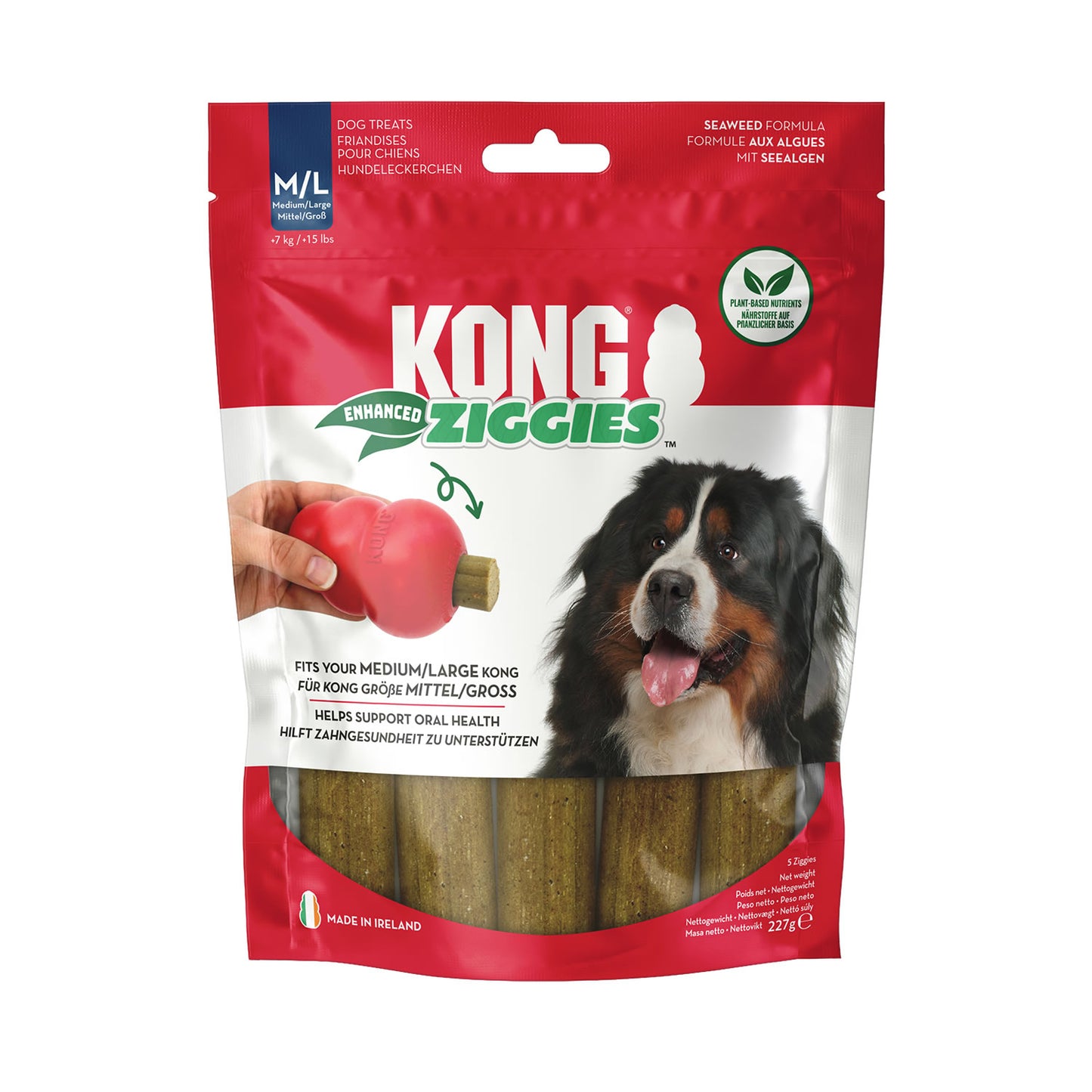 KONG Ziggies Enhanced Chews - Medium/Large