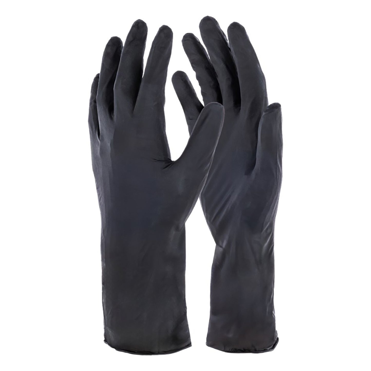 Kerbl UK All-Purpose Long Gloves Nitrile Black 50 Pack - Medium