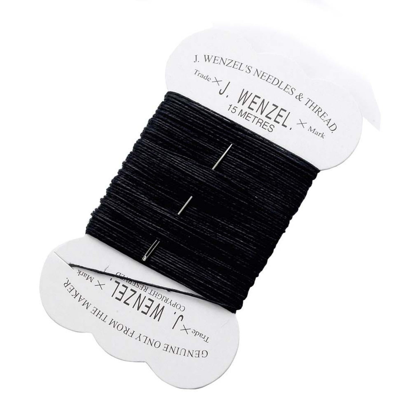 Lincoln Plaiting Thread Black - 12 Thread Pack