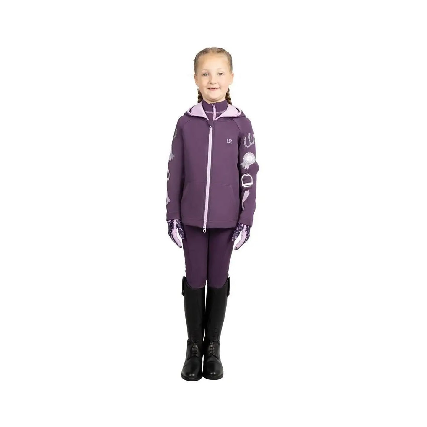Little Rider Giddy Up Gymkhana Zip Jacket Purple/Lilac - 3/4 Years