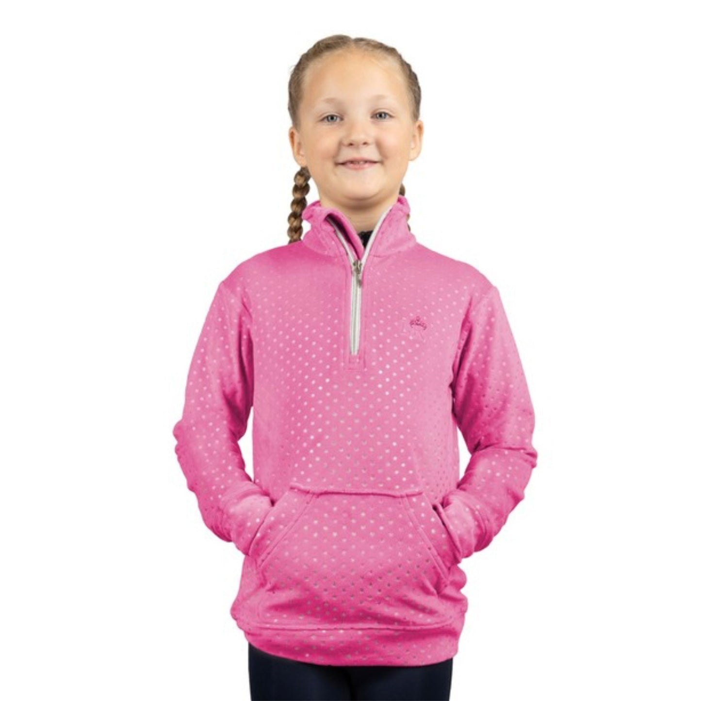 Little Rider Sydney Star Fleece Hot Pink - 3/4 Years